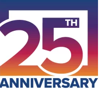 25th anniversary logo.
