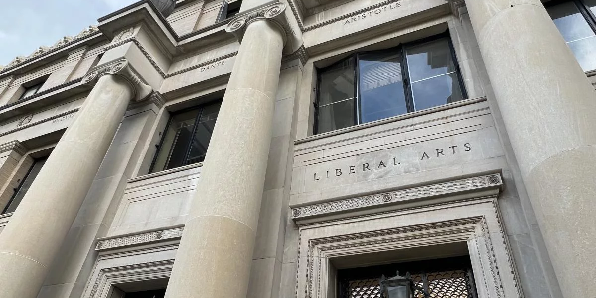 Close up of Liberal Arts Building