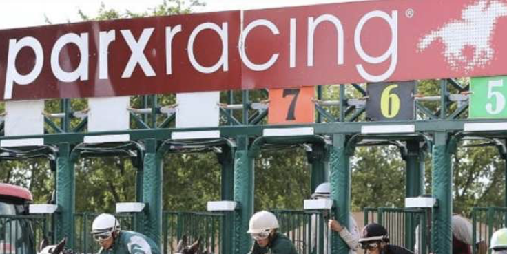 Parx Horse Racing Gate at Race