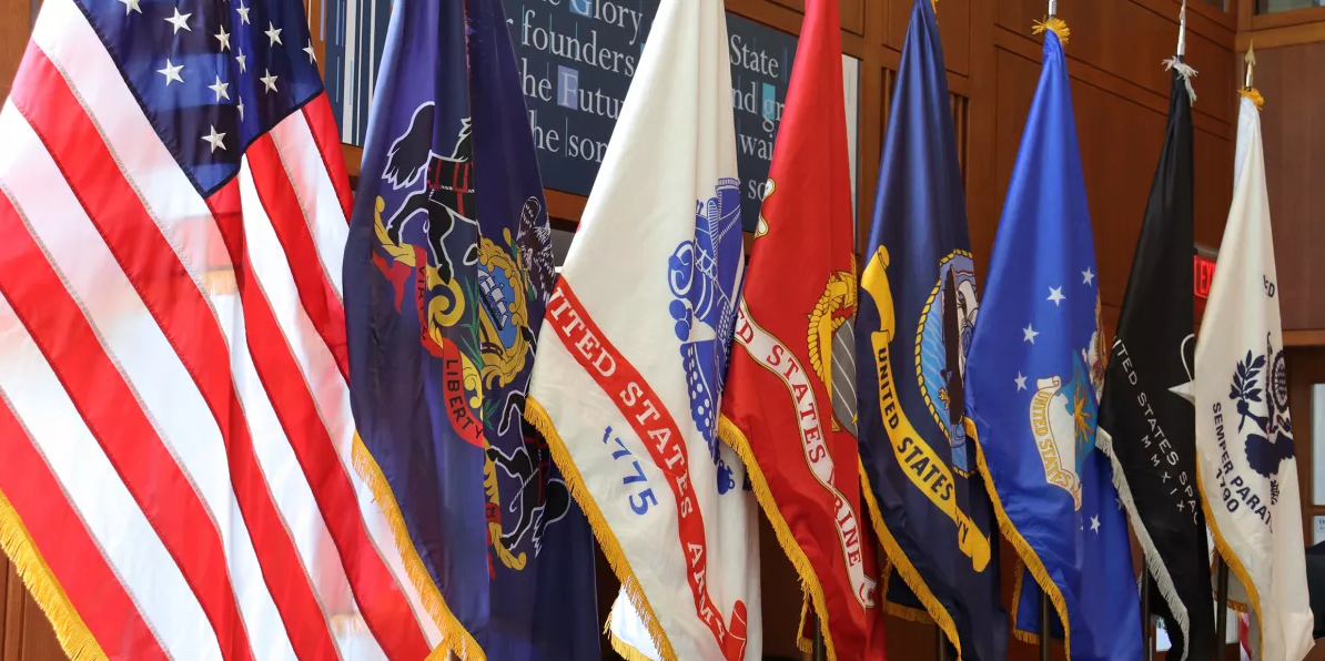 U.S. and Military Branches Flags