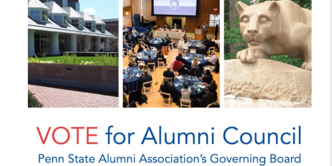 Vote for Alumni Council graphic