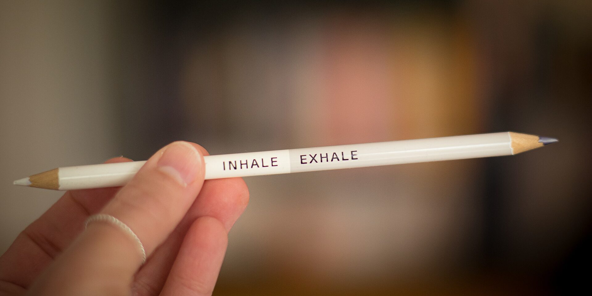 Pencil "inhale exhale"